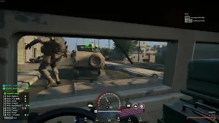 Humvee Convoy Getting Ambushed - Squad