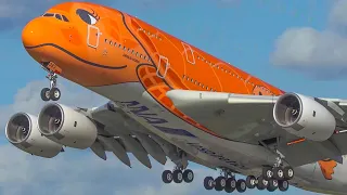 60 MINUTES PURE AVIATION - Special Liveries only! - Airbus A380, Boeing 747 ... (4K)