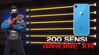 200 sensitivity ? 👹iPhone XR default settings ⚙️iMRU FF