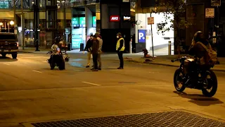 The Batman filming in Chicago (Catwoman Bike Chase Scene) 10-17-2020