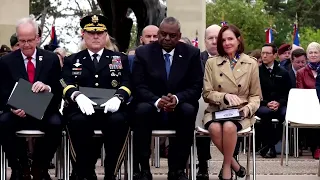 D-Day veterans honor fallen comrades in France