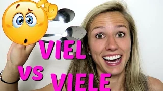 GERMAN FAQ: The difference between VIEL and VIELE, WIE VIEL and WIE VIELE