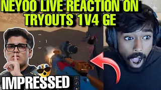 NEYOO LIVE REACTION ON TRYOUTS 1V4 GE 😱🔥| NEYOO Impressed By Godl Performance #godl #jonathan