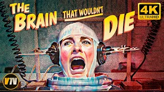 THE BRAIN THAT WOULDN'T DIE (1962) 4K Full Movie, Classic Sci-Fi Horror, (Upscaled & Restored)