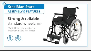 Steelman Start, 04-020 wheelchair - assembly & features | Kid-Man®