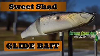 Sweet Shad--Custom Painted Glide bait--