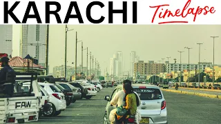 Timelapse Karachi Clifton | Seaview | Do Darya | Bilawal house | Boat Basin | Native Jetty Keamari