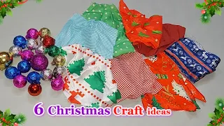 6 Economical Christmas Decoration idea with Simple material |DIY Affordable Christmas craft idea🎄103