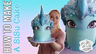 Sisu Dragon Buttercream and Wafer paper Cake - Raya and the Last Dragon