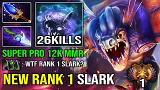 NEW RANK 1 SLARK Brutal Mana Burn 100% OP Max Agility EZ Counter Everyone 12K MMR Dota 2