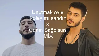 Semicenk X Mehmet Elmas - Unutmak Öyle Kolay mı Sandın x Canın Sağolsun MİX 2022