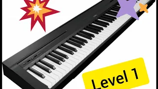 Level 1. Яблочко на пианино🎹