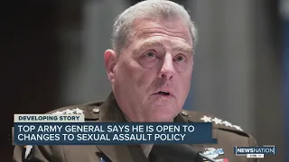 Top general drops opposition to change in sex assault policy