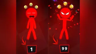 lose to 1 then win 99 points!! - stickman party