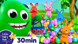 Rainbow Hopping Bunnies Happy Easter | Nursery Rhymes and Kids Songs | Little Baby Bum