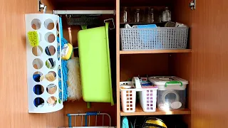 Organization of storage of cleaning devices on the BALCONY