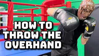 How to throw Overhand Right #miketyson #peekaboo #boxingtraining #boxing