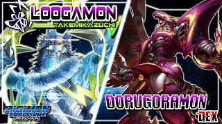 Digimon Card Game : Fenriloogamon "Takemikazuchi" VS DEX Dorugoramon [BT-17]