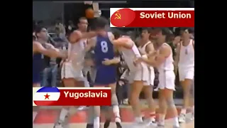 YUGOSLAVIA vs SOVIET UNION / 1988 European Olympic Qualifying Tournament