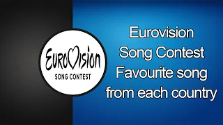 Eurovision Song Contest - My favourite song from each country (1956 - 2023)