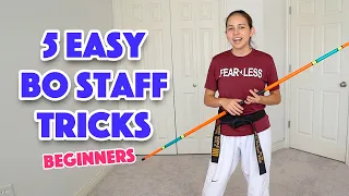 Easy Bo Staff Tricks for Beginners | Taekwondo, Karate, Martial Arts