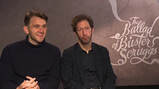 Tim Blake Nelson and Harry Melling talk working with the Coen Brothers