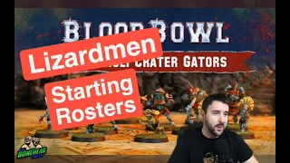 Lizardmen Starting Rosters - Blood Bowl 2020 (Bonehead Podcast)