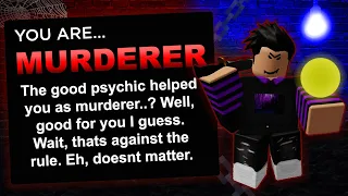 The Good Psychic Helped me as Murderer... (Roblox Flicker)