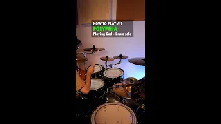 How to play #1 Polyphia - Playing God / drum solo