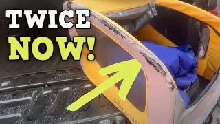 Dog Bike Trailer Tip Over | Lectric Bike NIGHT Ride!