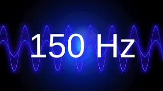 150 Hz clean pure sine wave TEST TONE frequency