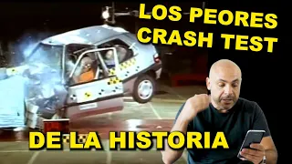 REACCIONANDO a LOS PEORES CRASH TEST DE LA HISTORIA