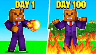 I Survived 100 Days As The Avatar In Minecraft (Here's What Happened)