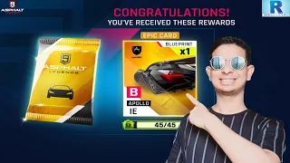 ASPHALT 9 APOLLO IE UNLOCKED FREE | GET FREE CARS IN ASPHALT 9 | ASPHALT 9 UNLOCKED CAR.