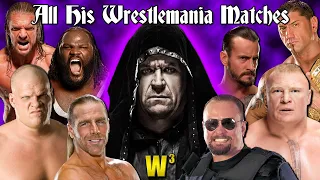 I Rank Every Undertaker Wrestlemania Match