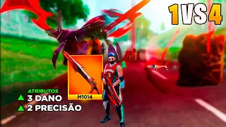 TESTANDO AO MÁXIMO A NOVA DOZE VELHA SOLO VS SQUAD!! FREE FIRE MOBILE