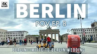 Berlin Drive Pov Ep. 8 | Berlin-Mitte To Berlin Wedding 🚘| A Rainy Day | 4K HDR