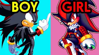 Shadow The Hedgehog | Genderbend Meme | GENDER SWAP