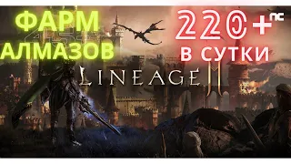 Lineage 2M. ФАРМ АЛМАЗОВ 220+ за сутки, на 45+ лвле.