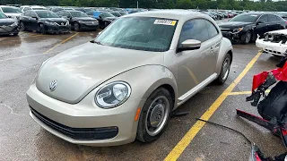 Copart Walk Around 6-15-23 + Super Rare OSU Challenger and a Beetle Bug!