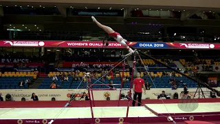 DERIKS Senna (BEL) - 2018 Artistic Worlds, Doha (QAT) - Qualifications Uneven Bars