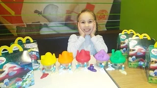 5 игрушек Хеппи Мил Смурфики с домиками , Макдональдс McDonald's Happy Meal The Smurfs 3