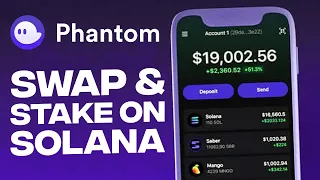 How To Swap And Stake On Solana (Phantom Wallet)