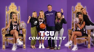 TCU WBB VISIT VLOG *commiting to TCU + why haley returned to play college basketball* Cavinder Twins