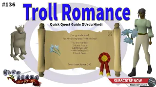 OSRS│How To Complete Troll Romance Quest 2022│Urdu & Hindi