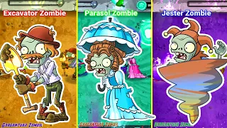 PvZ 2 Special Skill - Excavator Zombie & Parasol Zombie & Jester Zombie #Shorts