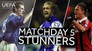 GASCOIGNE, BATISTUTA, MEXÈS: Classic #UCL Matchday 5 GOALS!