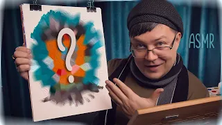 ASMR Painter ARTIST will draw your trendy portrait - Sleep  ASMR RolePlay for sleep (RUS)