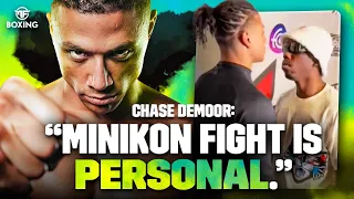 “HE SET ME UP WITH NATE DIAZ!” - Chase Demoor is ready to ‘END’ Minikon 😤