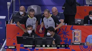 IRS Mic'd - Act of Violence - FULL IRS video with referees making decision at Eurobasket 2022 - FIBA